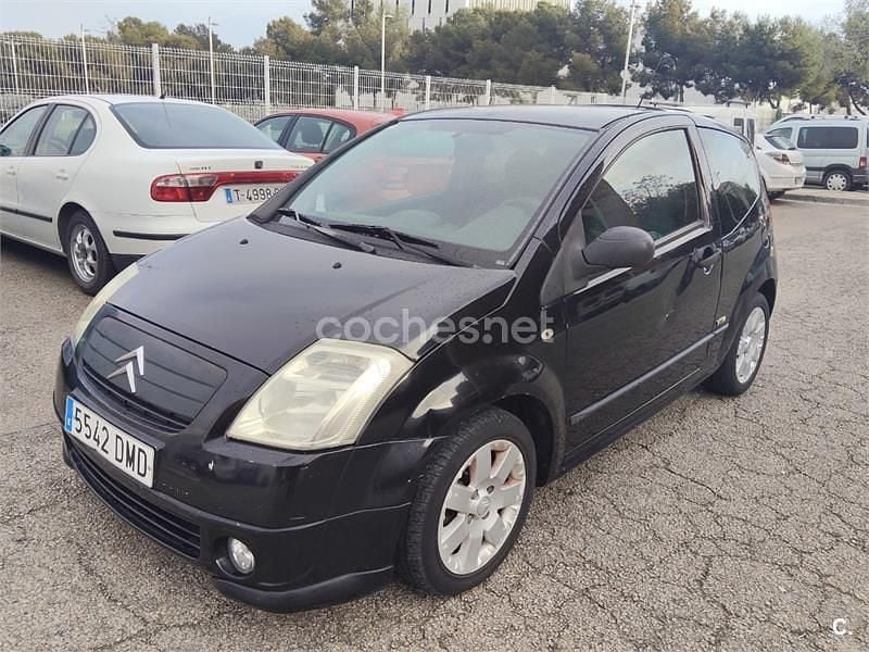 Usado Citroën C2 VTR Sport 75 CV (55 kW) 2005 Negro Utilitario