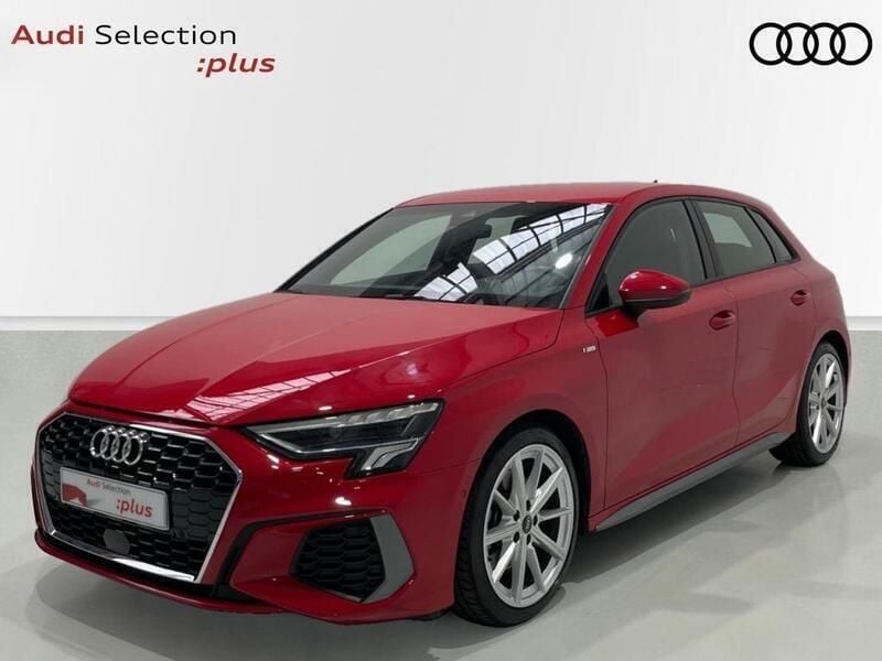 Rojo Usado 2021 Audi A3 | 26.450 € (Precio justo) - Imagen 1/4