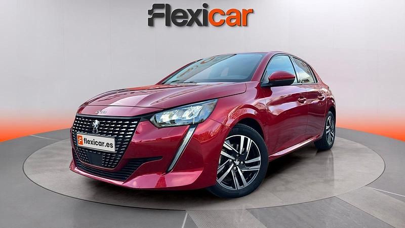 Usado Peugeot 208 Active 75 CV (55 kW) 2021 Rojo Utilitario