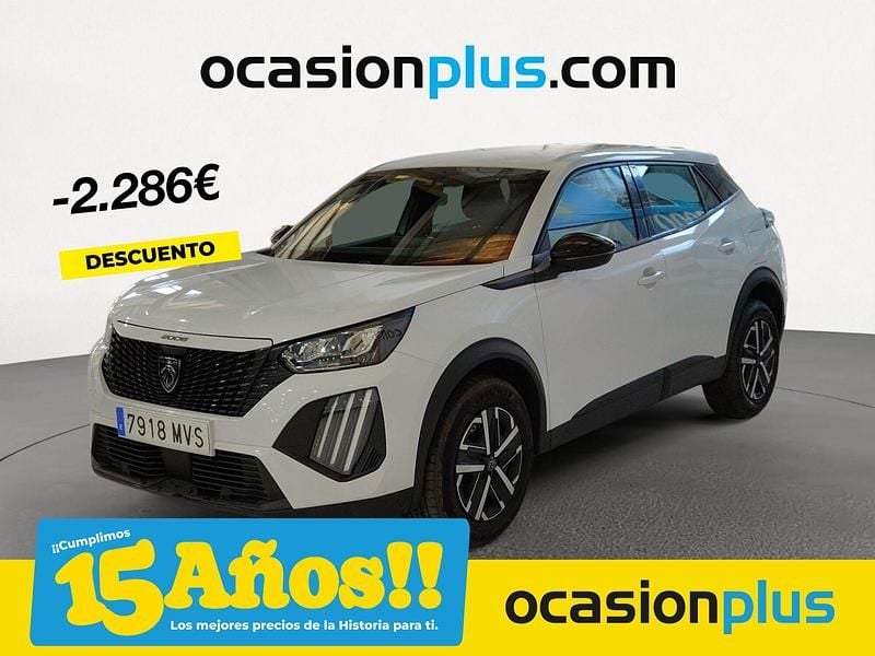 Blanco Usado 2024 Peugeot 2008 Active SUV | 17.450 € (Precio justo) - Imagen 1/4
