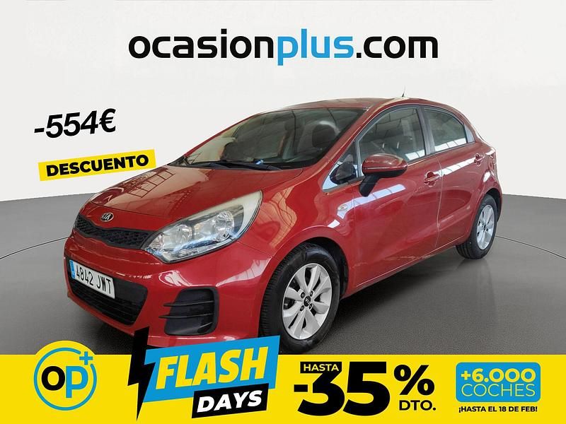 Usado Kia Rio 84 CV (61 kW) 2017 Rojo
