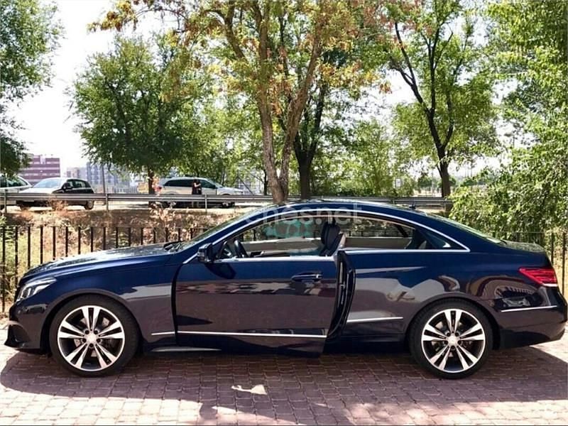 Azul Usado 2014 Mercedes E220 Coupe | 17.950 € (Un poco caro) - Imagen 1/4