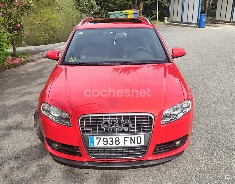 Usado Audi A4 S-Line 170 CV (125 kW) 2007 Rojo Familiar