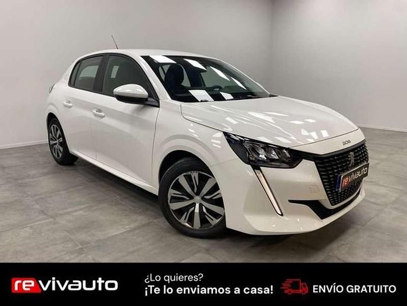 Usado Peugeot 208 Active 110 CV (80 kW) 2020 Blanco Utilitario