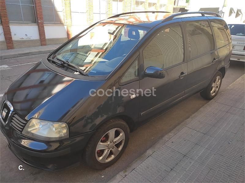 Usado Seat Alhambra Stylance 130 CV (95 kW) 2004 Negro Monovolumen
