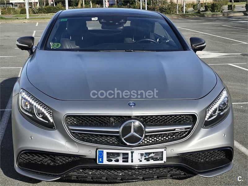 Usado Mercedes S63 AMG AMG 585 CV (430 kW) 2015 Gris / plata Coupe