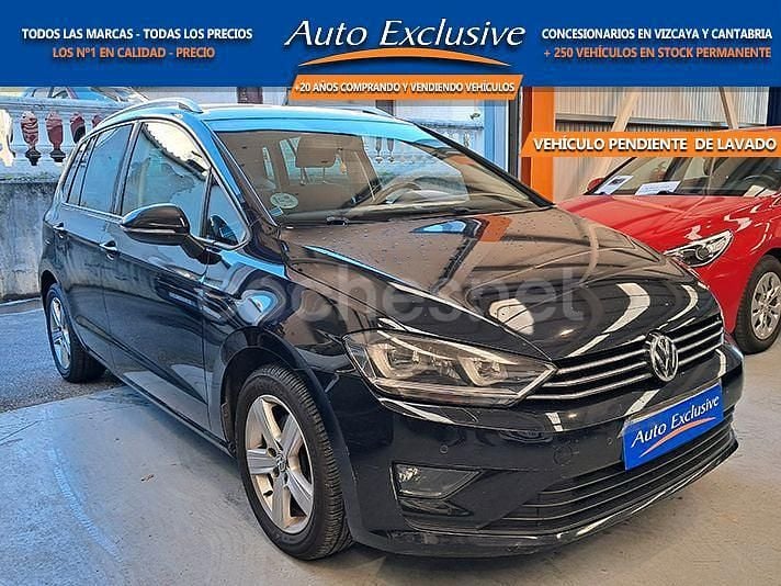 Negro Usado 2015 VW Golf Sportsvan Advance Monovolumen | 10.990 € (Precio justo) - Imagen 1/4