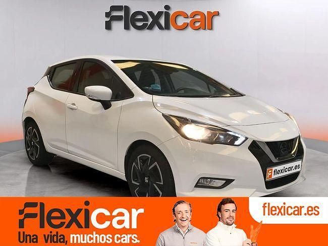 Blanco Usado 2021 Nissan Micra Acenta Berlina | 13.390 € (Precio justo) - Imagen 1/4