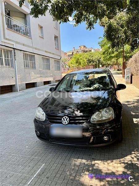 Usado VW Golf V 105 CV (77 kW) 2007 Negro Berlina