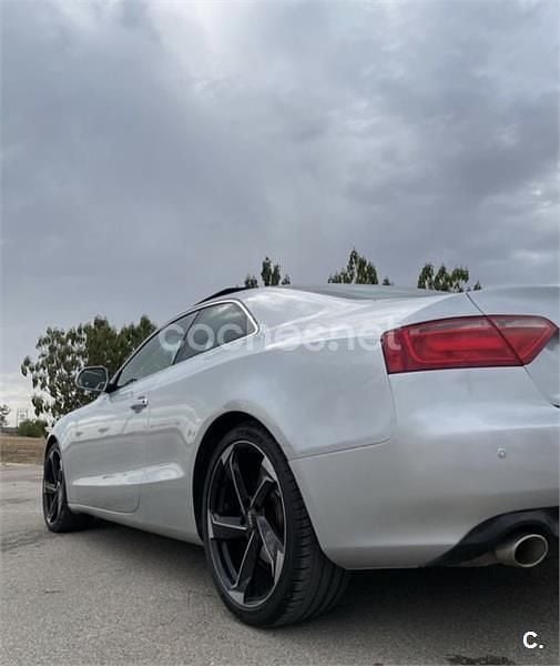 Usado Audi A5 190 CV (139 kW) 2009 Gris / plata Coupe