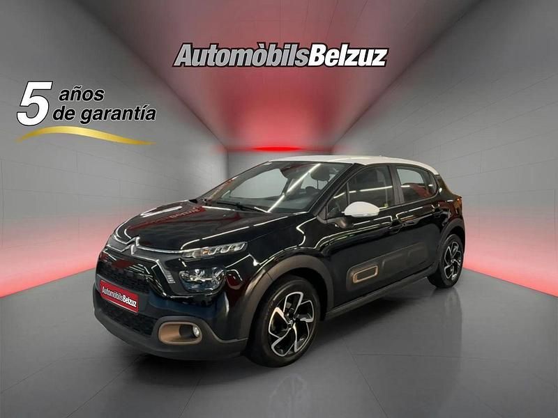 Negro Usado 2023 Citroën C3 PureTech Utilitario | 12.490 € (Precio justo) - Imagen 1/4