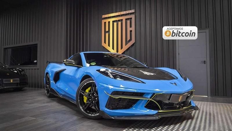 Azul Usado 2022 Chevrolet Corvette Coupe | 115.000 € - Imagen 1/4