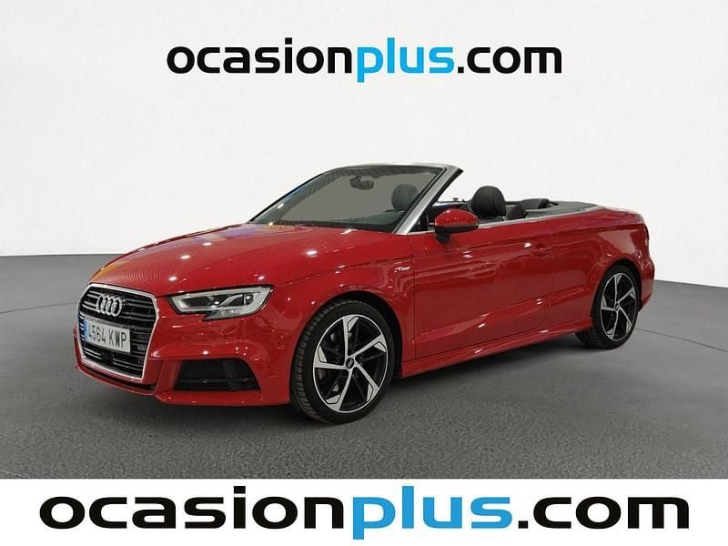 Usado Audi A3 Cabriolet S-Line 190 CV (139 kW) 2019 Rojo Descapotable