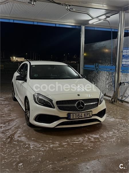 Usado Mercedes A200 AMG line 156 CV (114 kW) 2017 Blanco Berlina