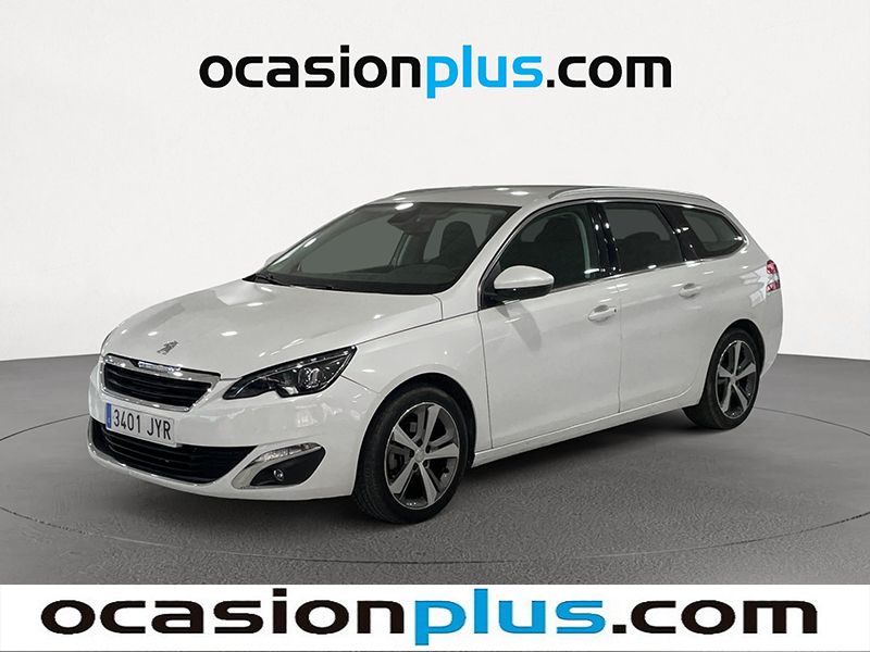 Blanco Usado 2017 Peugeot 308 Allure Familiar | 11.200 € (Precio justo) - Imagen 1/4