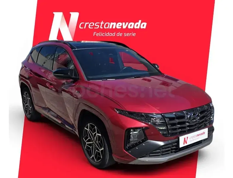Usado Hyundai Tucson N Line 230 CV (169 kW) 2022 Granate SUV