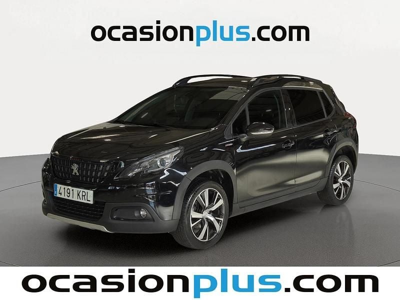 Negro Usado 2018 Peugeot 2008 GT-line SUV | 10.355 € (Precio justo) - Imagen 1/4