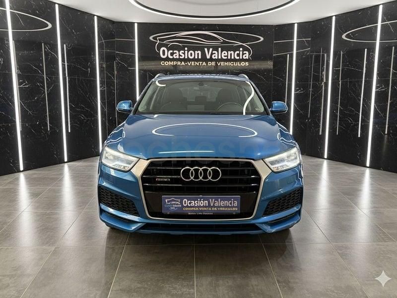 Usado Audi Q3 Premium 150 CV (110 kW) 2018 Azul SUV