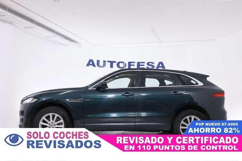 Usado Jaguar F-Pace Portfolio 300 CV (220 kW) 2017 Verde SUV