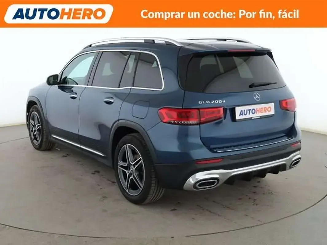 Usado Mercedes GLB200 AMG line 150 CV (110 kW) 2023 Azul SUV