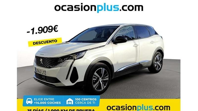 Blanco Usado 2022 Peugeot 3008 Allure Monovolumen | 19.091 € (Buen precio) - Imagen 1/4