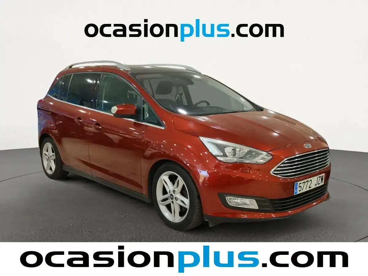 Brugt Ford C-MAX Titanium 125 HK (91 kW) 2017 Rød MPV