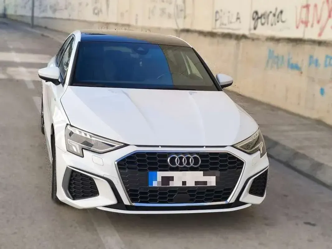 Usado Audi A3 S-Line 150 CV (110 kW) 2022 Blanco Berlina