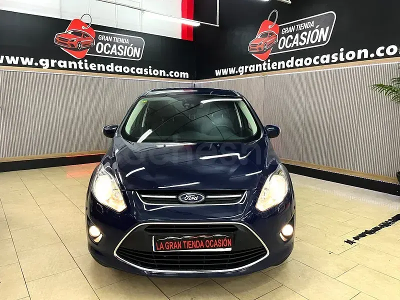 Usado Ford Grand C-Max Trend 125 CV (91 kW) 2014 Azul Monovolumen