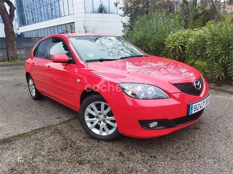 Rojo Usado 2009 Mazda 3 Sportive Berlina | 4590 € (Un poco caro) - Imagen 1/4