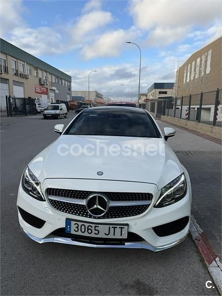 Usado Mercedes C250 AMG line 204 CV (150 kW) 2016 Blanco Coupe