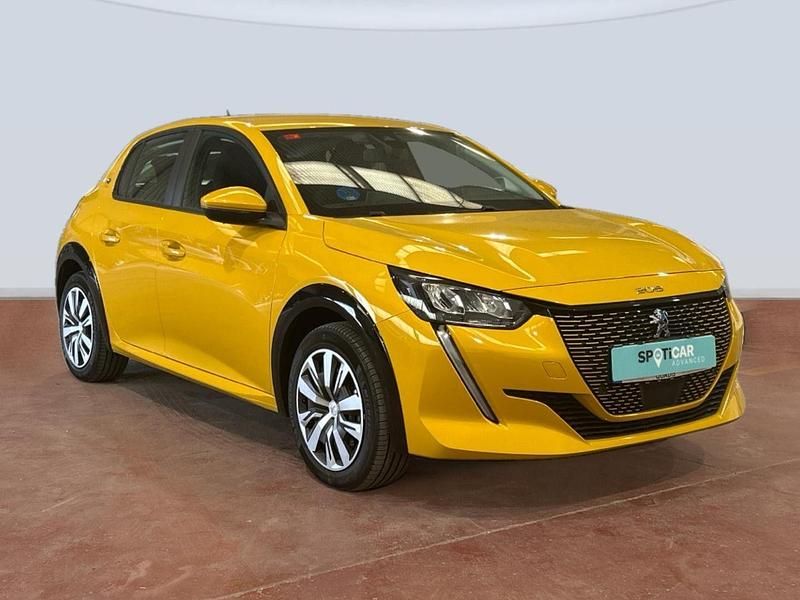 Usado Peugeot e-208 Active 100 kW (136 CV) 2020 Amarillo Utilitario