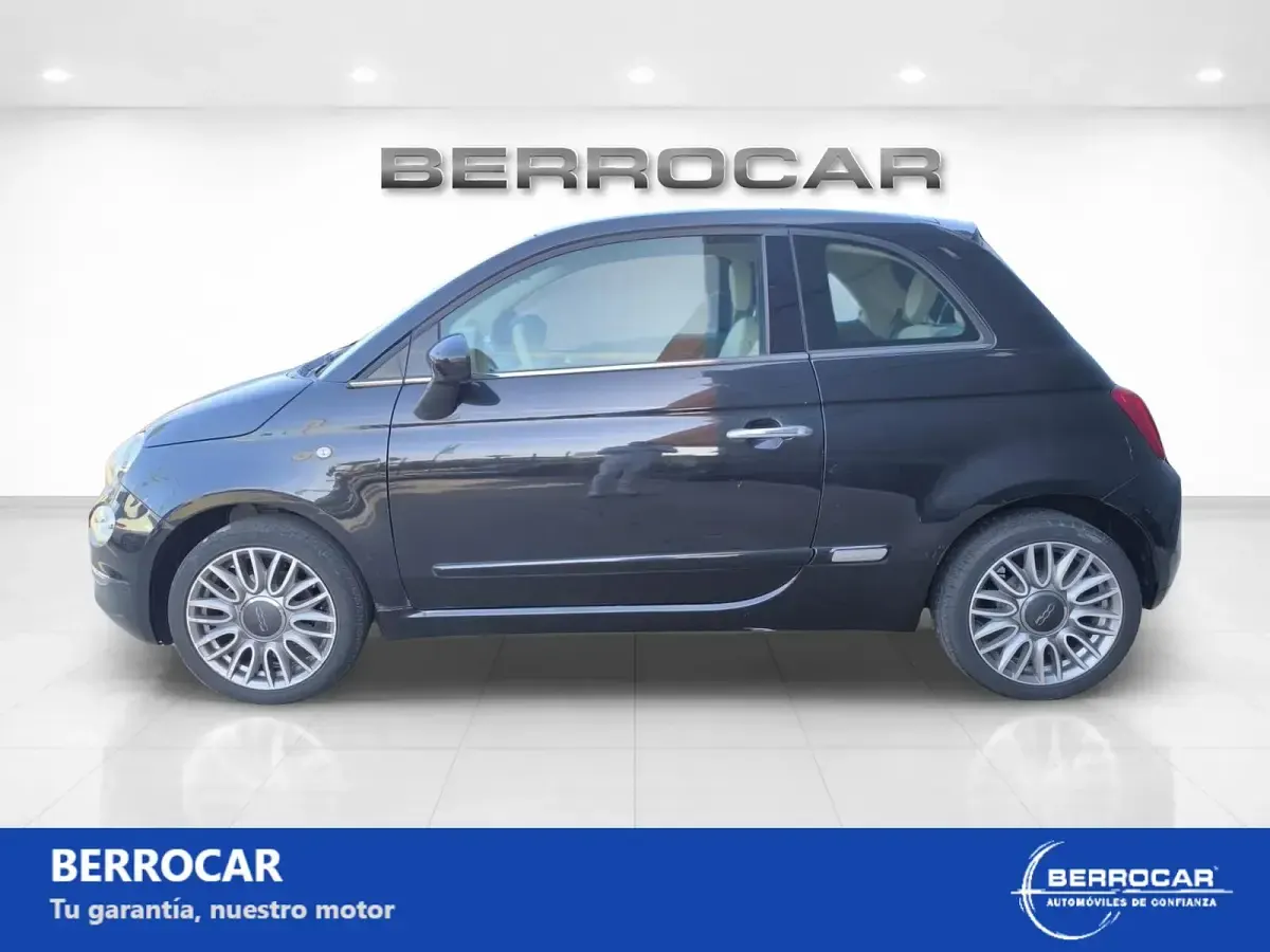 Usado Fiat 500 Lounge 69 CV (50 kW) 2017 Negro Utilitario
