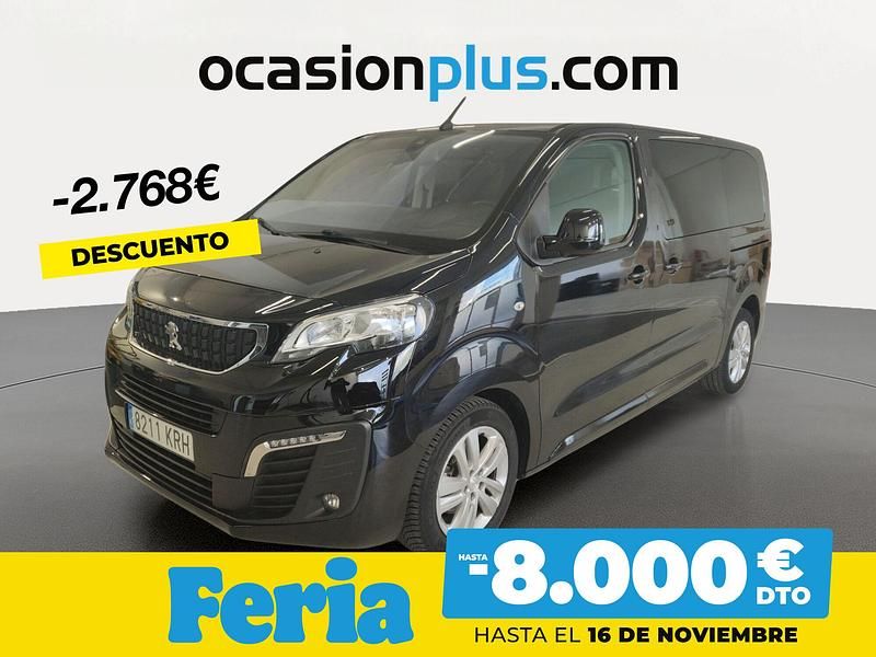 Negro Usado 2018 Peugeot Traveller Active Van | 30.450 € (Caro) - Imagen 1/4