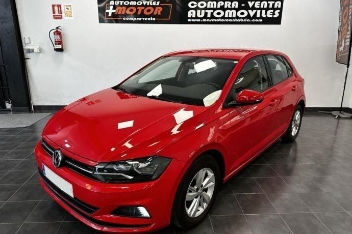 Usado VW Polo Advance 95 CV (69 kW) 2019 Rojo Utilitario