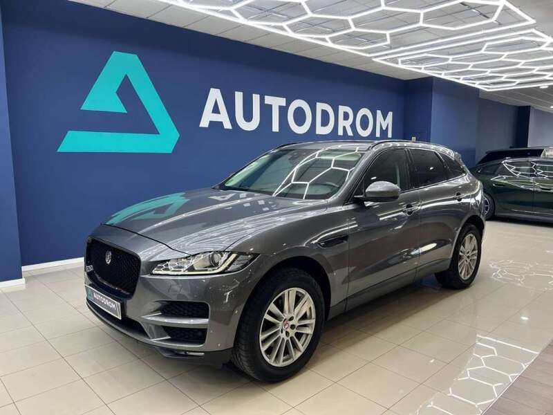 Gris Usado 2017 Jaguar F-Pace Prestige SUV | 22.900 € (Precio justo) - Imagen 1/4
