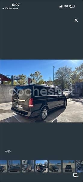 Usado Mercedes V250 Avantgarde 190 CV (139 kW) 2018 Negro Monovolumen