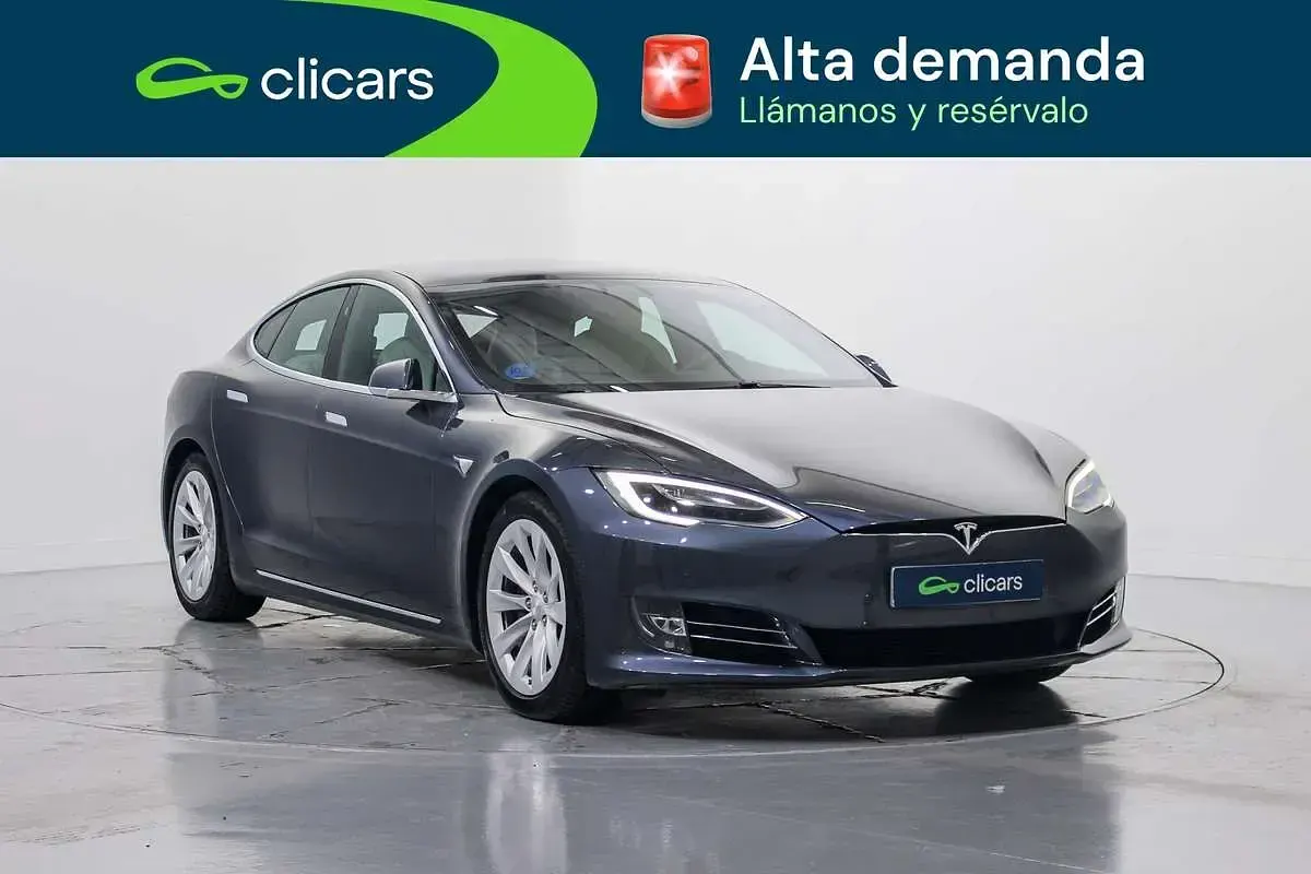 Usado Tesla Model S Long Range AWD 386 kW (525 CV) 2020 Gris Utilitario