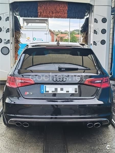 Usado Audi S3 300 CV (220 kW) 2014 Negro Berlina