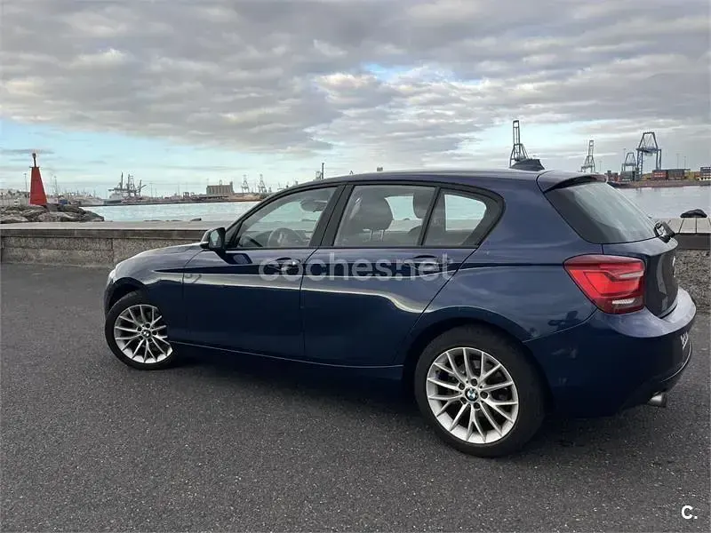 Usado BMW 116 Sport Line 116 CV (85 kW) 2012 Azul Utilitario