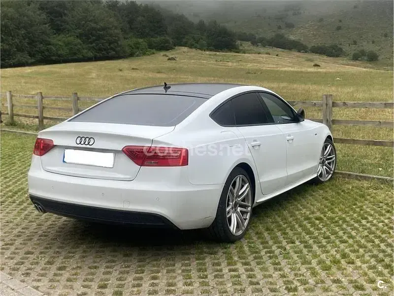 Usado Audi A5 Sportback Sport 190 CV (139 kW) 2015 Blanco Utilitario