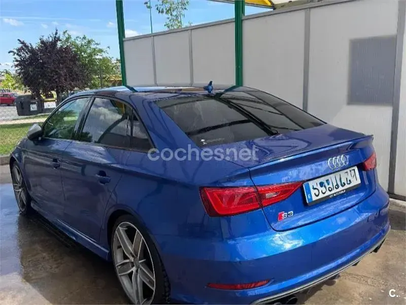 Usado Audi S3 300 CV (220 kW) 2014 Azul Berlina