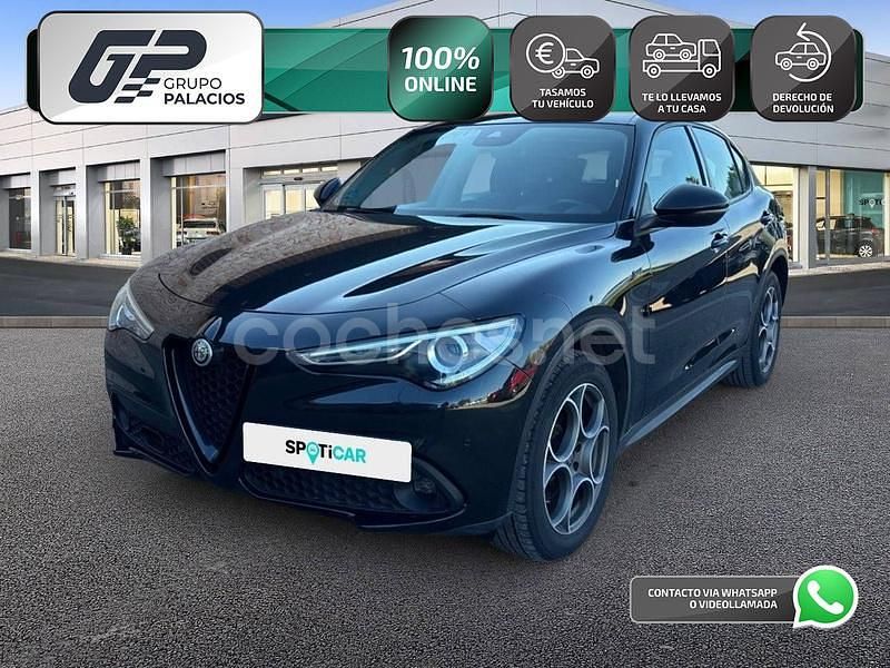 Negro Usado 2020 Alfa Romeo Stelvio Sprint SUV | 27.295 € (Un poco caro) - Imagen 1/4