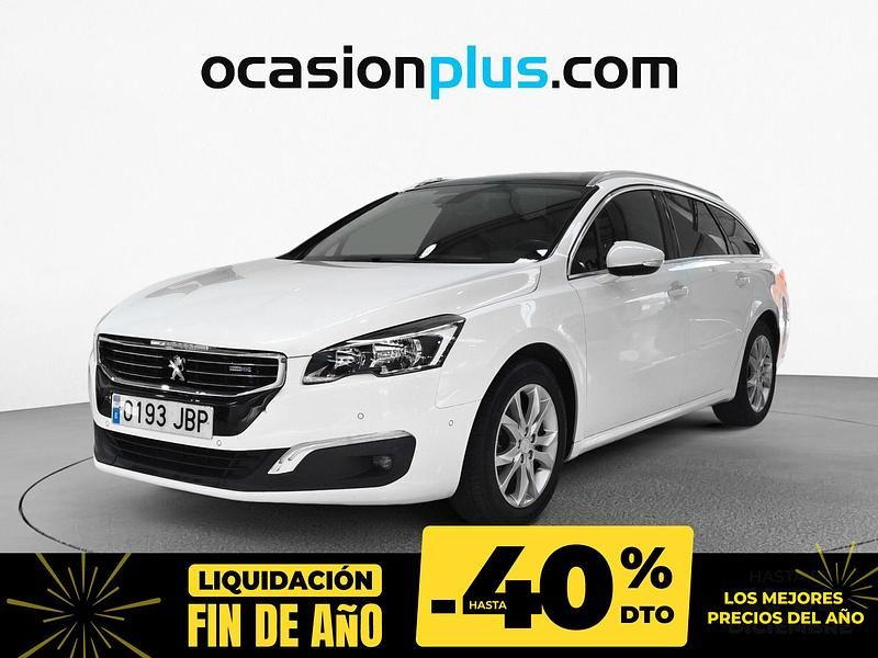 Blanco Usado 2014 Peugeot 508 Allure Familiar | 10.150 € (Precio justo) - Imagen 1/4
