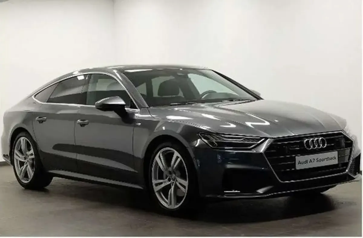 Usado Audi A7 S-Line 286 CV (210 kW) 2018 Gris Utilitario