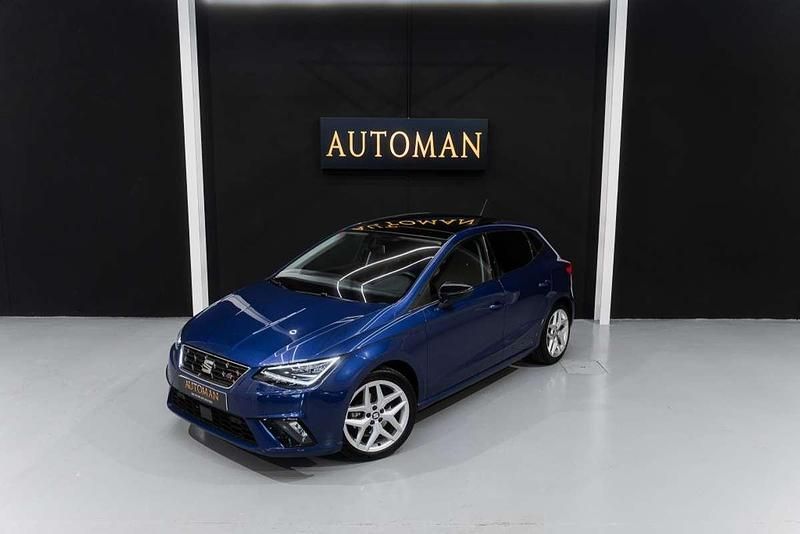 Usado Seat Ibiza FR 116 CV (85 kW) 2018 Azul Utilitario