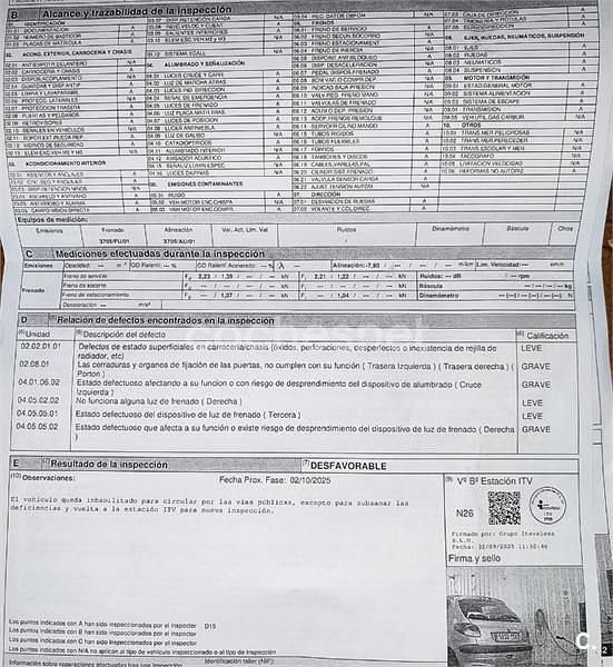 Usado Peugeot 206 70 CV (51 kW) 2003 Gris / plata Berlina