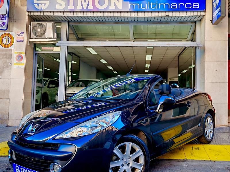 Negro Usado 2008 Peugeot 207 CC Descapotable | 5990 € (Precio justo) - Imagen 1/4