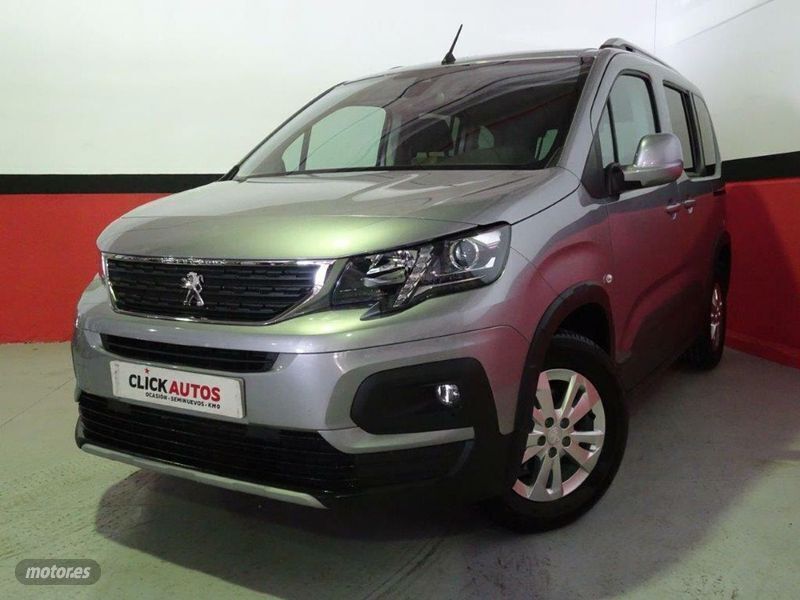 Gris Usado 2021 Peugeot Rifter Allure Monovolumen | 18.900 € (Precio justo) - Imagen 1/4
