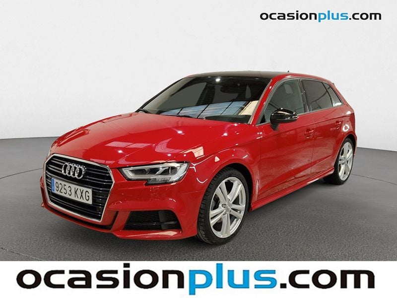 Rojo Usado 2019 Audi A3 Sportback S-Line Utilitario | 24.537 € (Precio justo) - Imagen 1/4