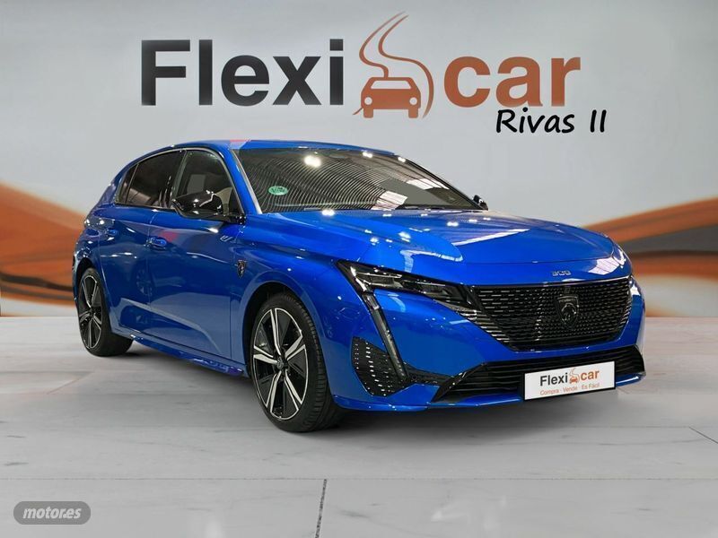 Azul Usado 2021 Peugeot 308 GT Utilitario | 25.490 € - Imagen 1/4